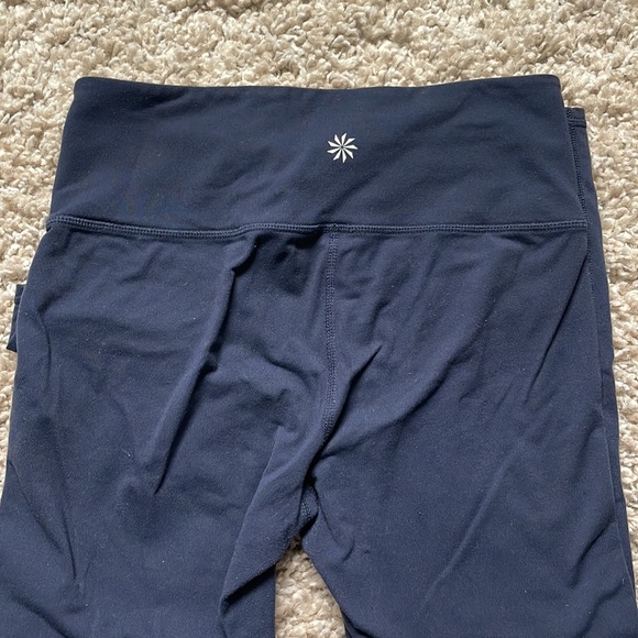 Athleta cropped leggings - navy - small - Picture 3 of 5